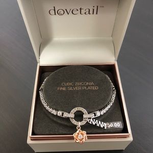 Family Forever Nana Fine Silver Plated Bracelet